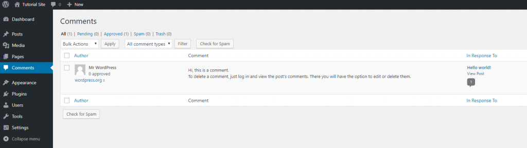 A Tour of /wp-admin/ - the Wordpress Admin Area - Scan WP