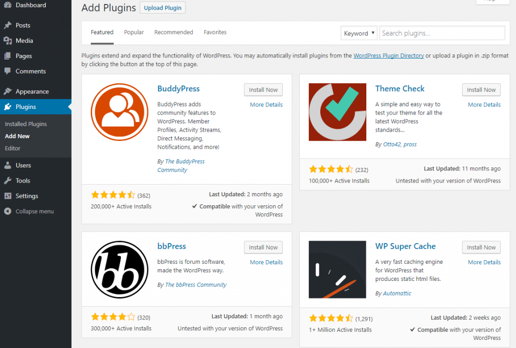 A Tour of /wp-admin/ - the Wordpress Admin Area - Scan WP