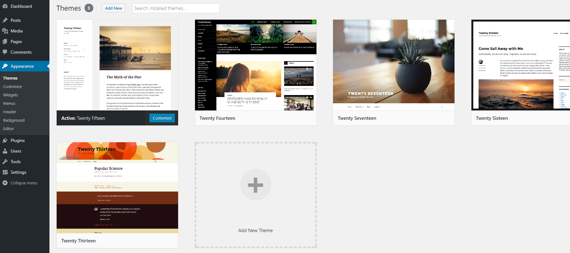 Wordpress themes