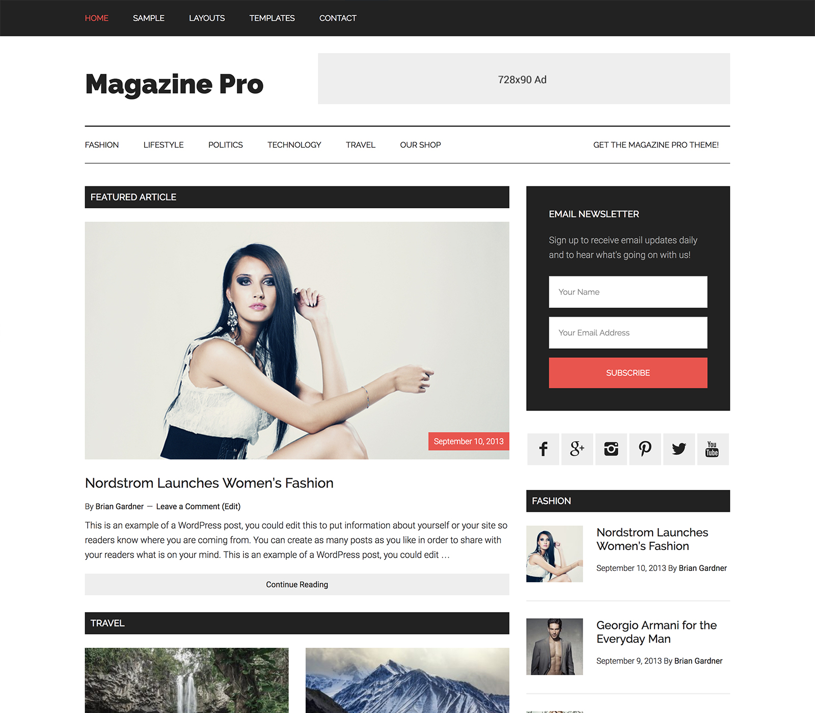 Magazine Pro Theme