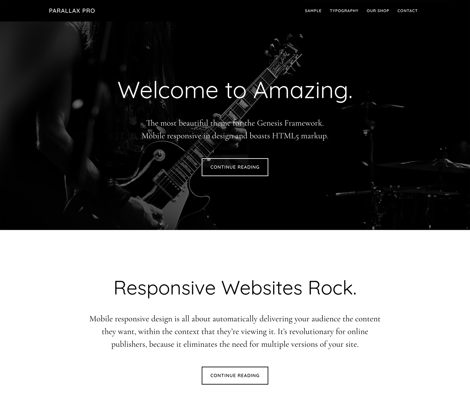 Parallax Pro Theme