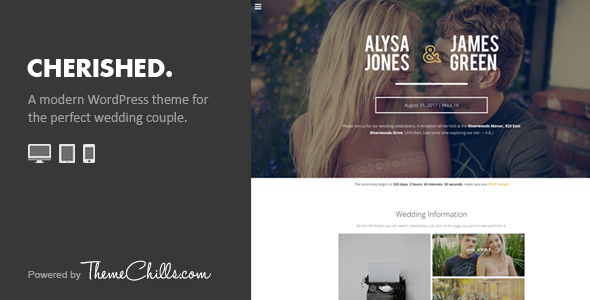 Responsive Wedding WordPress Theme