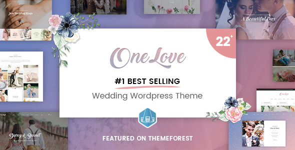 The Elegant & Clean Multipurpose Wedding WordPress Theme