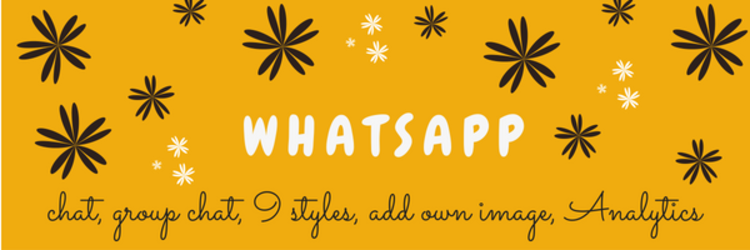 Haga clic en Chat para el chat de WhatsApp