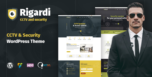 Security Company, Body Guard, CCTV and Locksmith WordPress Theme