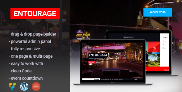Movie/Film/Cinema/TV WordPress Theme