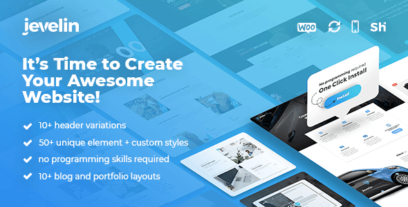 Jevelin-Premium MultiPurpose WP Theme