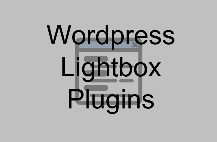 WordPress Lightbox plugins