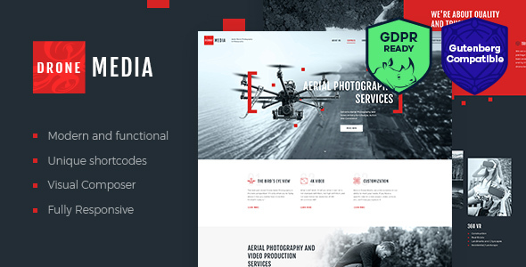 Aerial Photography & Videography WordPress Theme