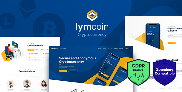 Cryptocurrency & ICO WordPress Theme
