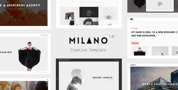 Creative Minimal Portfolio & Photography WordPress Theme