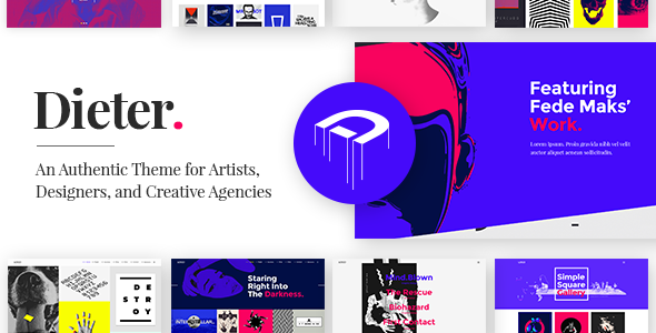 Dieter- A Theme for Designers, Creative Agencies and Artists