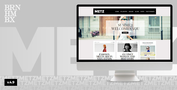 Metz-Fashion Magazine Theme