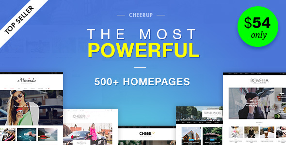 CheerUp-Blog/Magazine WordPress Theme