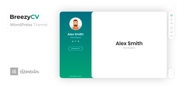 BreezyCV - CV Resume Theme