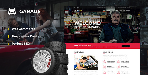 Garage-Auto WordPress Theme