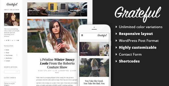 Personal Blog WordPress Theme