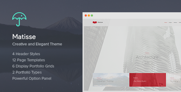Matisse-Creative WordPress Theme