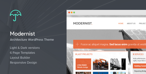 Modernist-Architecture and Engineer Theme