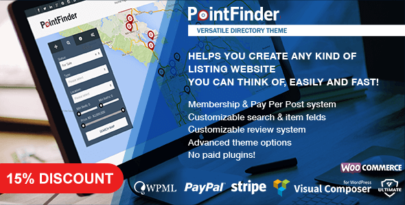 Point Finder-Directory WordPress Theme
