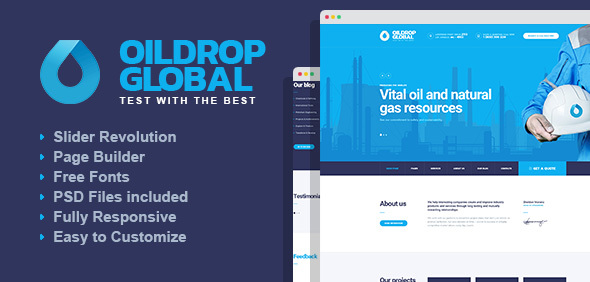 OilDrop-Oil/Gas/Industrial Theme