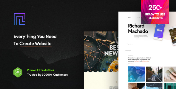 Revolution-Creative Multipurpose WordPress theme