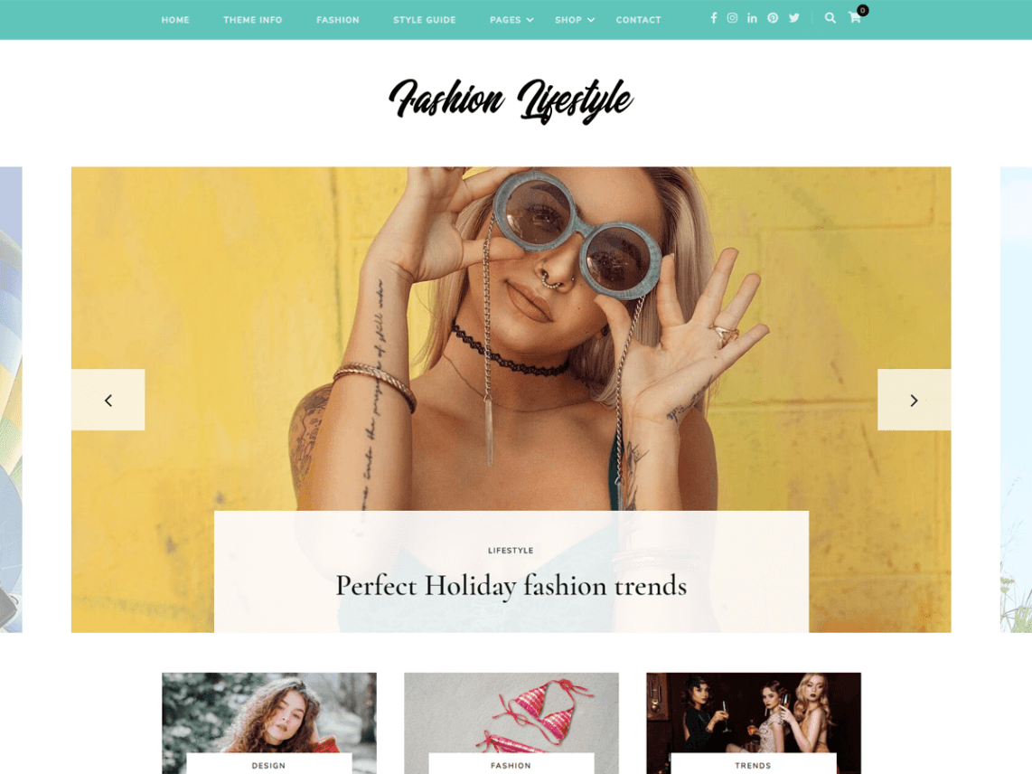 Fashion Lifestyle-WordPress Blog Theme