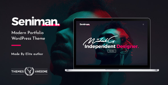 Seniman-Portfolio WordPress Theme