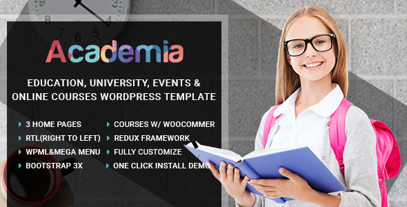 Academia-Education WordPress Theme