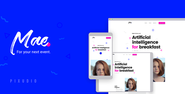Mae - A Gutenberg & WordPress Theme for Events, Conferences and Seminars