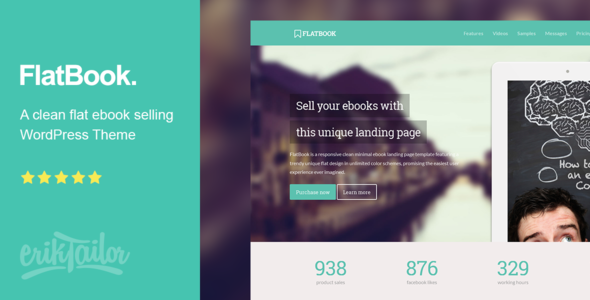 Flatbook-eBook Selling Theme