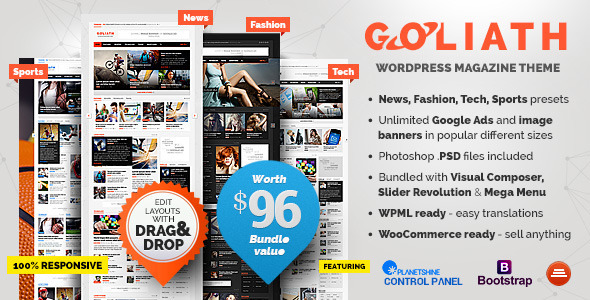 Goliath-News and Review Magazine Theme
