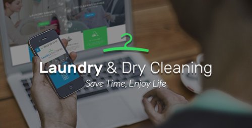 Laundry, Dry Cleaning Services WordPress Theme