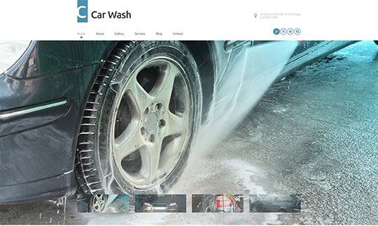 Car Wash-Responsive Car Wash Theme