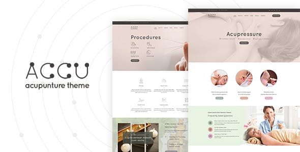 Accu - Acupuncture, Alternative Medicine Theme