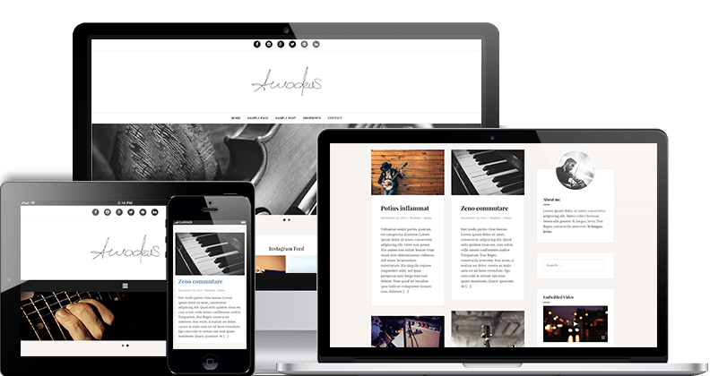 Premium WordPress Blogging Theme