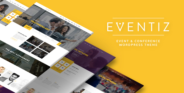 Eventiz - Conference Event Responsive WordPress Theme