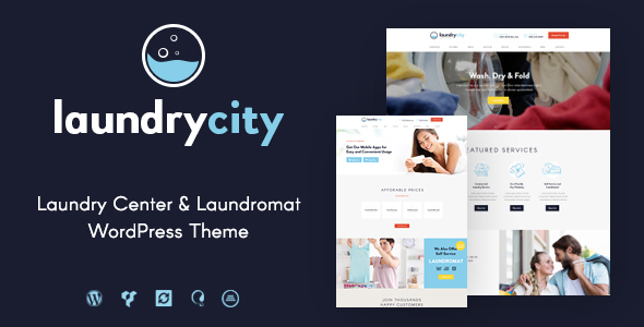 Laundry City | Dry Cleaning & Laundry Services WordPress Theme