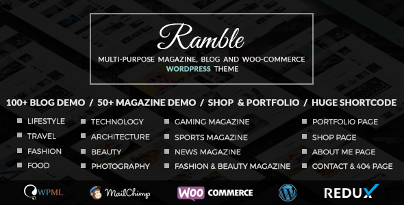 Ramble-MultiPurpose Theme