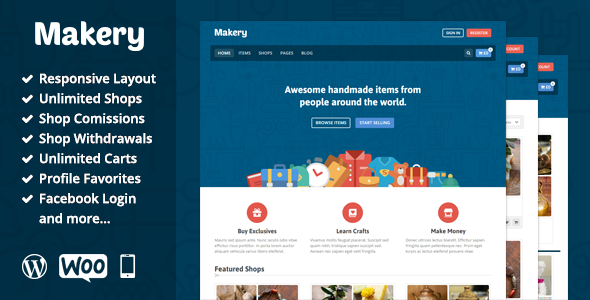 Makery-Responsive Marketplace Theme