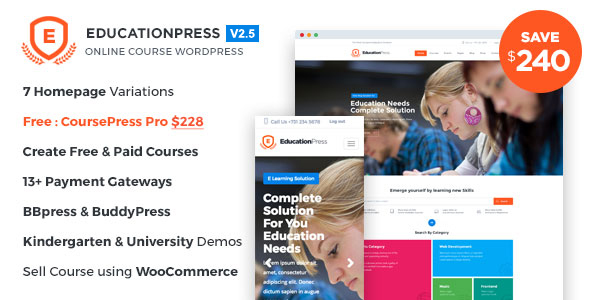 Education Press- A Complete Education Theme