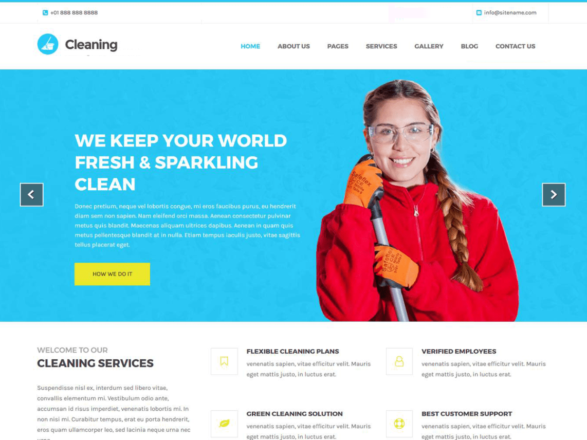 Cleaning Lite-Cleaning Business Theme