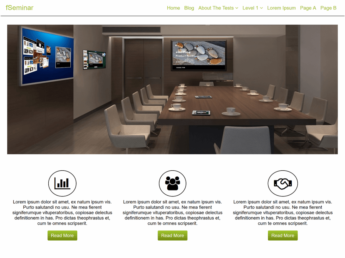 fSeminar-Free Responsive Seminar Theme