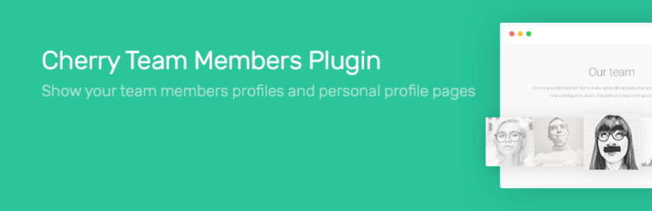 Cherry Team Members-Show Your Team Members' Profiles