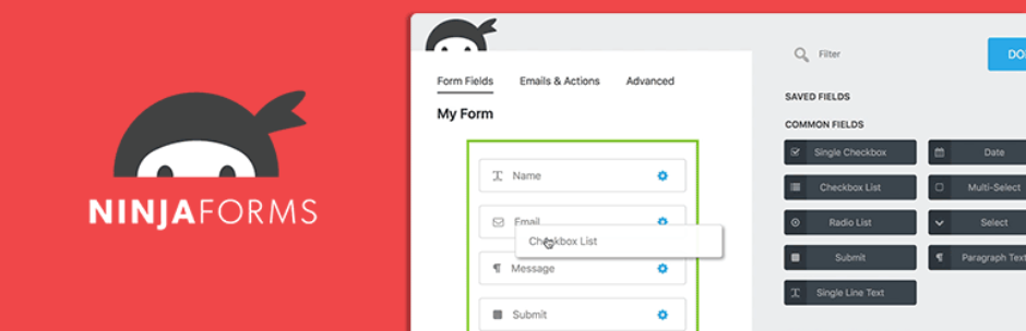 Ninja Forms – The Easy and Powerful Forms Builder