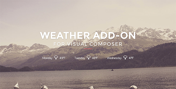 Weather For Visual Composer