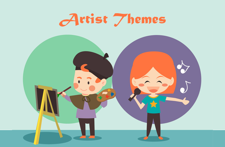 free wordpress themes for visual artists