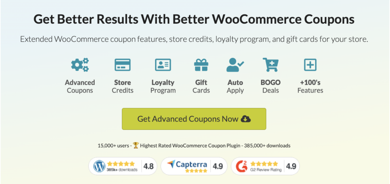 Advanced Coupons