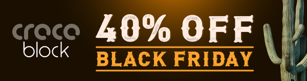 Crokoblock Black Friday 2023 deals - 600х160