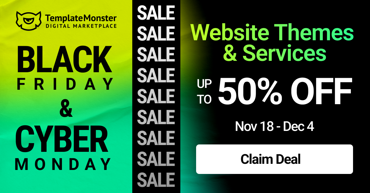 template monster black friday 2024